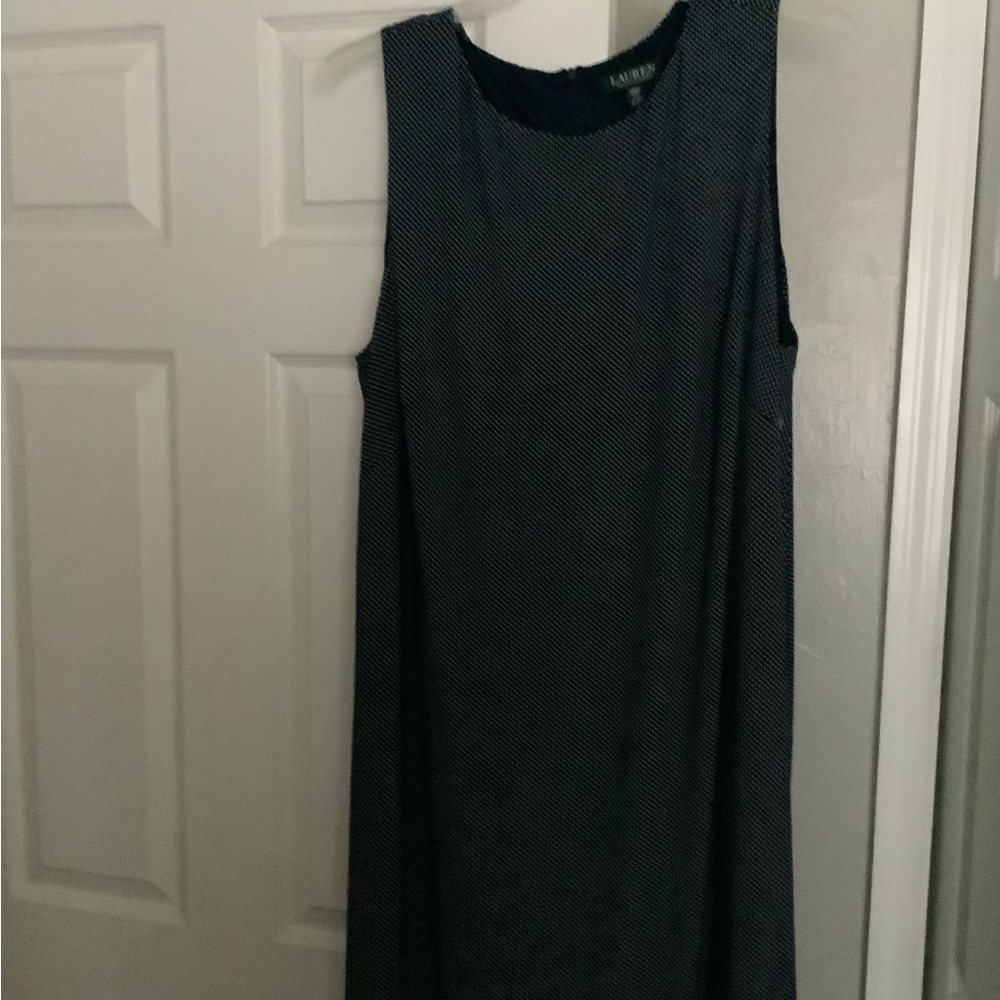 Ralph Lauren blue polkadoted dress